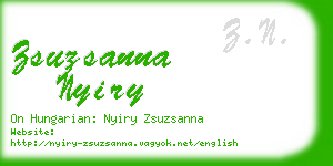 zsuzsanna nyiry business card